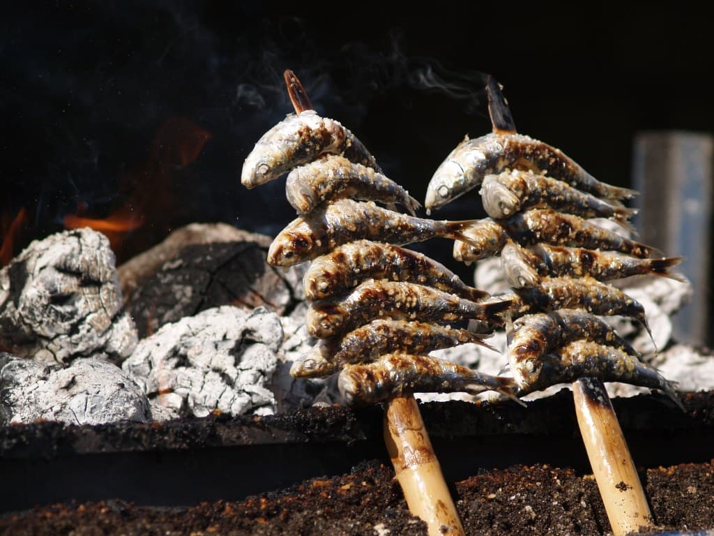 espetos de sardinas en Málaga