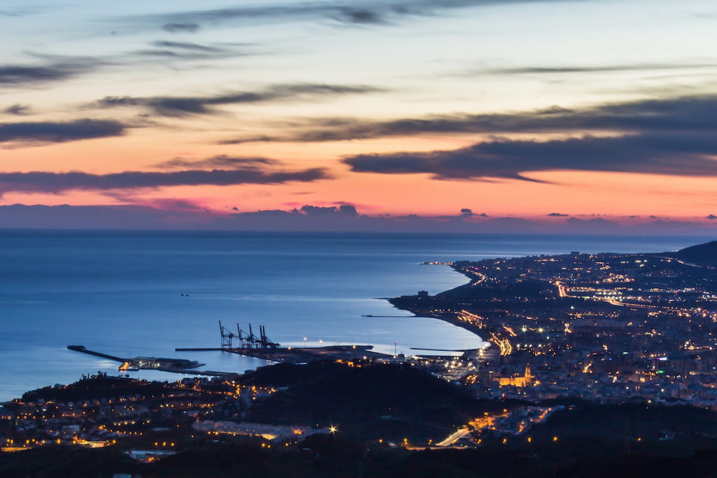 donde ver el atardecer en malaga